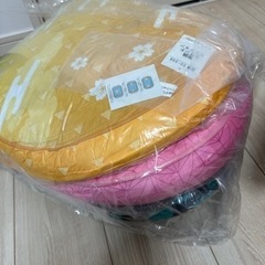 和柄　ラウンドクッション　鬼滅の刃風の画像