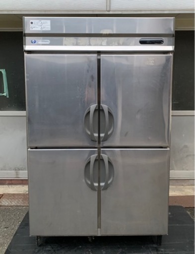 【動確済み】Fukushima 業務用冷蔵庫 URN-40RMTA 845L フクシマ 三相 200V 厨房機材 厨房機器 店舗用品 縦型4枚扉 4ドア 大容量 大阪発