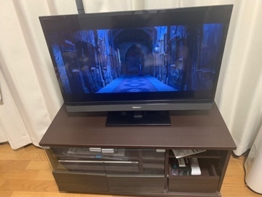 【3/4 引渡限定】TOSHIBA 32型テレビ＋テレビ台