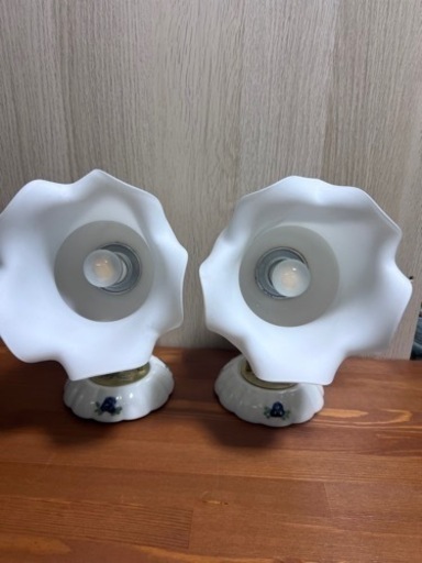 中古▶︎Panasonic 花柄街灯　２点セット