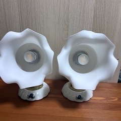 中古▶︎Panasonic 花柄街灯　２点セット