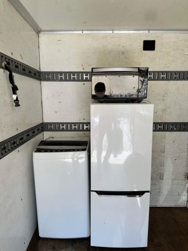 送料・配置無料 ⭐️ 3点中古家電セット ⭐️ 冷蔵庫・洗濯機・電子レンジ。