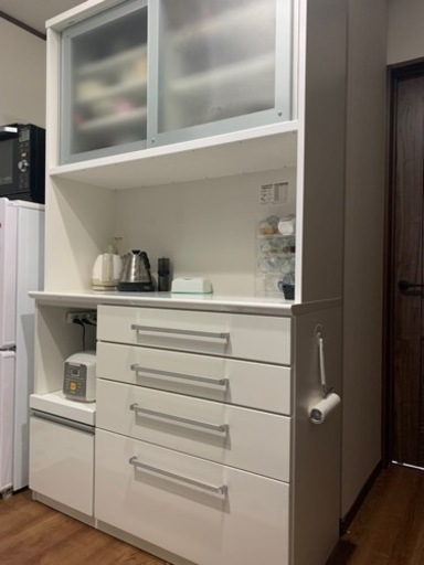 ニトリ 食器棚 120cm幅 3月まで 値段交渉可