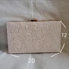 【未使用　美品】レース　結婚式/パーティーハンドバッグ　の画像