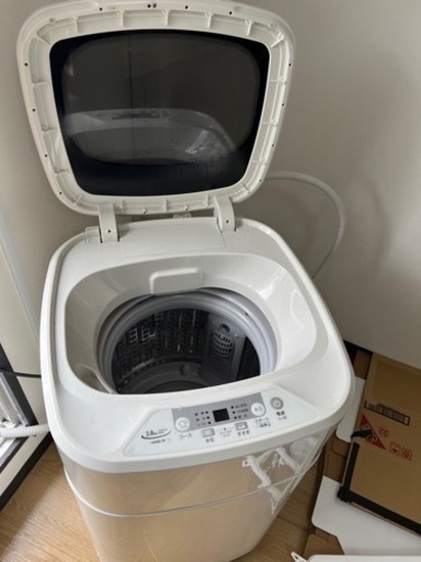 小型洗濯機　山善