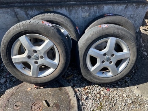 VW アップ！　純正アルミホイール　14インチ