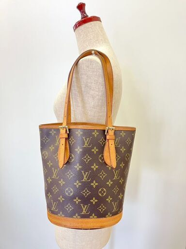 ルイヴィトン モノグラム バケット トートバッグ M42238　肩掛け　ショルダー