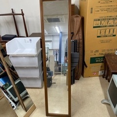 ミラー 鏡 立て掛け式 姿見 全身鏡 スタンドミラー ②の画像