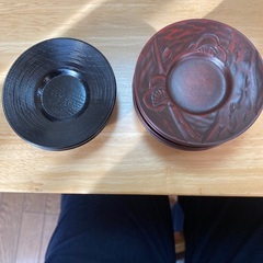 茶托　木製　1枚50円の画像