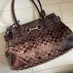 【お譲り先決定】COACH  ショルダーバッグ　使用感あり