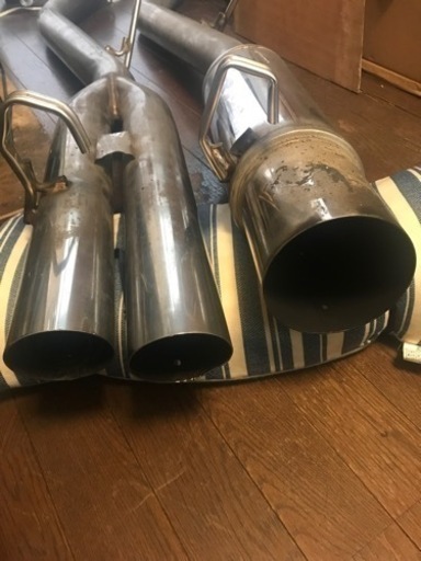 jzx100  ツアラーv  マフラー　デュアル ストレート・砲弾【引取り限定】