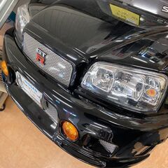 【モノマニア四日市店】ペダルカー　R34 スカイライン　GT-R ライト点灯　おもちゃ　の画像
