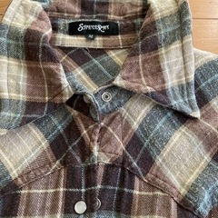 (他の衣類購入の方お値引きあり)SHELLRAY チェックシャツ/ネルシャツの画像