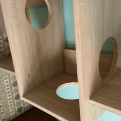 MOKUTAキャットジョイントシェルフ　ナチュラル　タワーの画像