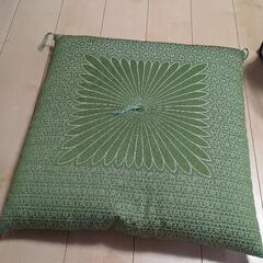 【値下げ】ふくれ座布団　５枚セット　八端判　59ｘ63ｃｍ 角菊...