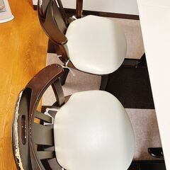 伸長式ダイニングテーブル＆椅子・ベンチ　2-4人用の画像