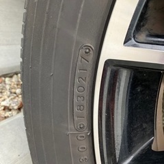 (値下)三菱純正　アウトランダー　ホイール４本　1台分　ナット付き　225/55R18の画像