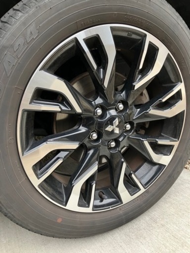 (値下)三菱純正　アウトランダー　ホイール４本　1台分　ナット付き　225/55R18