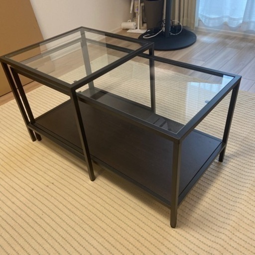 IKEA ガラステーブル「VITTSJO ヴィットショー」
