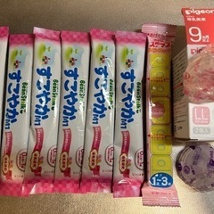 Pigeon哺乳瓶の乳首ＬとＬＬ　粉ミルクスティックタイプ