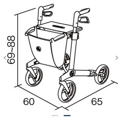 ハンディウォーク handicare GEMINO30 歩行器 の画像