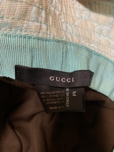 【GUCCI】水色帽子