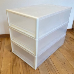 無印良品 MUJI　ポリプロピレン衣装ケース（約幅40×奥行65...