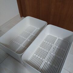 食器の水切りかご　2つ