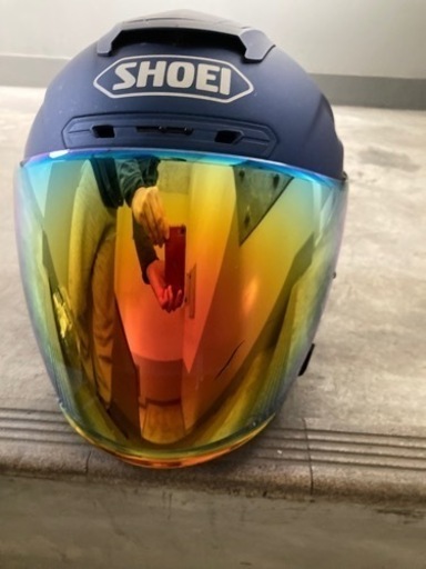 【中古】SHOEI J-FORCE4 マットブルーメタリック L（59cm) 2016年製造 2018年新品購入品