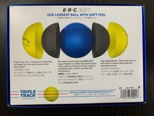 キャロウェイ ゴルフボール ERCソフト トリプルトラック  1ダース 4D2…