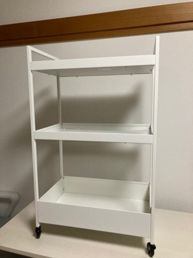 IKEA NISSAFORSニッサフォース ワゴン ホワイト