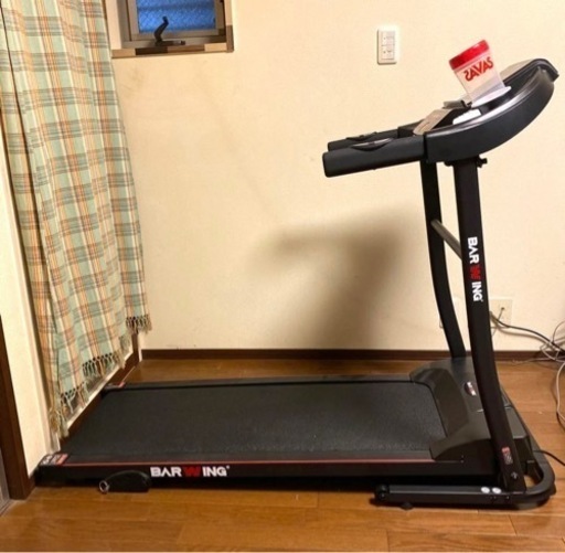 【決まりました】⭐️美品⭐️ BARWING ルームランナー12km/h ランニングマシーン！新品ZAVASコップ付き！⭐️