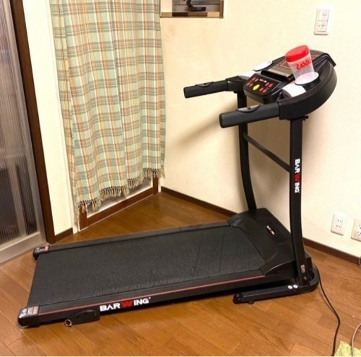 【決まりました】⭐️美品⭐️ BARWING ルームランナー12km/h ランニングマシーン！新品ZAVASコップ付き！⭐️
