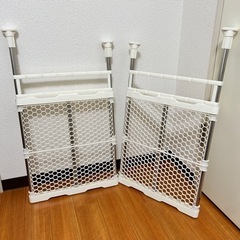 (譲渡者様決定)つっぱり棚 2個セット(バラ可能)