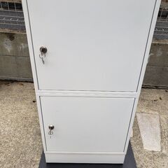 (お話中)アスクル　スタッキングスチールロッカー2段
