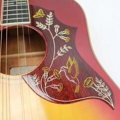 319)【希少品】RIDER ライダー CUSTOM MODEL ハミングバード J-250H アコースティックギター アコギ 林楽器 ヴィンテージ ハードケース付きの画像