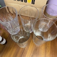 ガラスコップ　5点セット⭐︎の画像