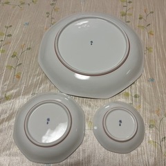 【 決まりました 】《 差し上げます 》☆中古品☆ 中華皿セットの画像