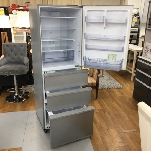 S750 ★ AQUA 冷蔵庫 (355L) 4ドア 2019年製 AQR-36H（S)⭐動作確認済 ⭐クリーニング済