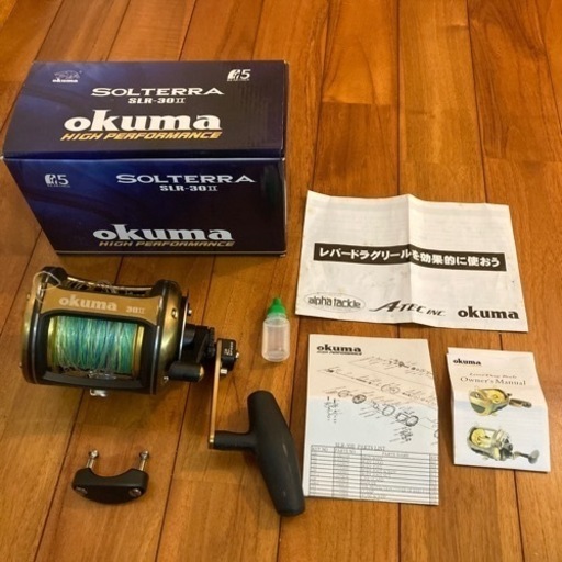両軸リール　okuma ソルテラ30II  レバードラグリール