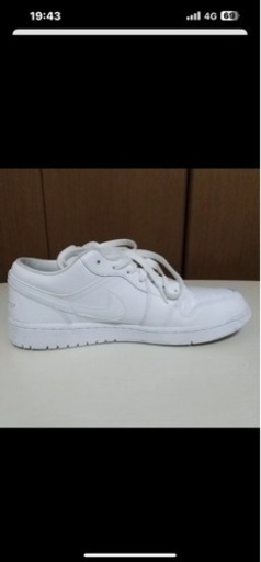 エアジョーダン1 Low トリプルホワイト