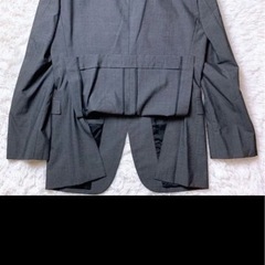 【美品】バーバリー　ブラックレーベル　100s  シャドーホース　グレー　シルクの画像