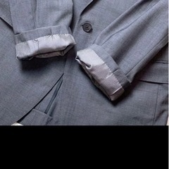 【美品】バーバリー　ブラックレーベル　100s  シャドーホース　グレー　シルクの画像