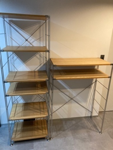 無印良品　ユニットシェルフ  2台