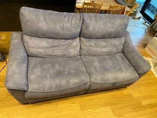 関家具　RELAX FORM レザーテックス　2人掛ソファ　リクライニング