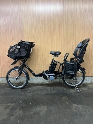 格安出品‼️  20インチ 子供乗せ 電動自転車 Panasonic ギュットミニ  前後タイヤ交換済み✨ チャイルドシート無料❗️ 3人乗り 自宅引き取り割引き⭕️