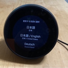 受渡者決まりました。Amazon Echo Spot