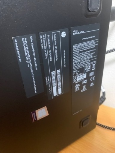 【格安】HP ProDesk 600 G4 SF Core i5-3.0GHz(8500)/メモリ8GB/SSD512GB