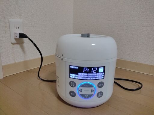 電気圧力鍋・炊飯器　maxzen製　PCE-MX301-WH