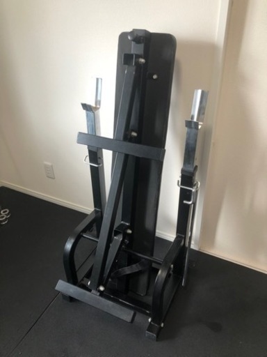 取引済】ベンチプレス一式(シャフト・プレート・セーフティスタンド